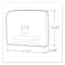 Scott Personal Seat Toilet Seat Cover Dispenser, 17.5 x 2.25 x 13.25, White 9505 - alternate 2